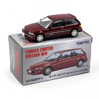 Tomytec 1/64 SUBARU LEGACY WAGON BRIGHTON 220 สีแดง TLV-N231A DIECAST SCALE รุ่นรถ TOMICA LIMITED VINTAGE