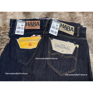 ภาพขนาดย่อของภาพหน้าปกสินค้าHARA กางเกงยีนส์ สีมิดไนท์ ทรงกระบอกธรรมดา จากร้าน harajeansbyfirstt บน Shopee