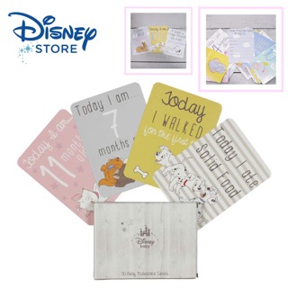 🌟พร้อมส่ง🌟 การ์ดไมล์สโตนอายุและพัฒนาการของลูกน้อย Disney Magical Beginnings 30 Baby Milestone Cards