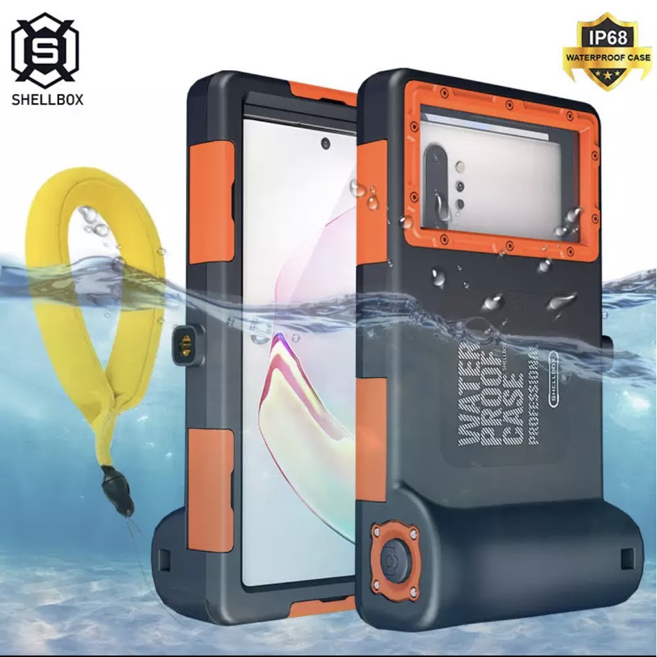 พร้อมส่ง ใหม่เคสกันน้ำ SHELLBOX Waterproof Diving Case 49ft Underwater ...