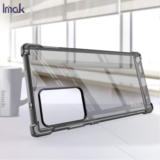 Imak Samsung Galaxy Note 20 Ultra Shockproof Soft TPU Case Galaxy Note20 Transparent Silicone Back Cover Screen Film