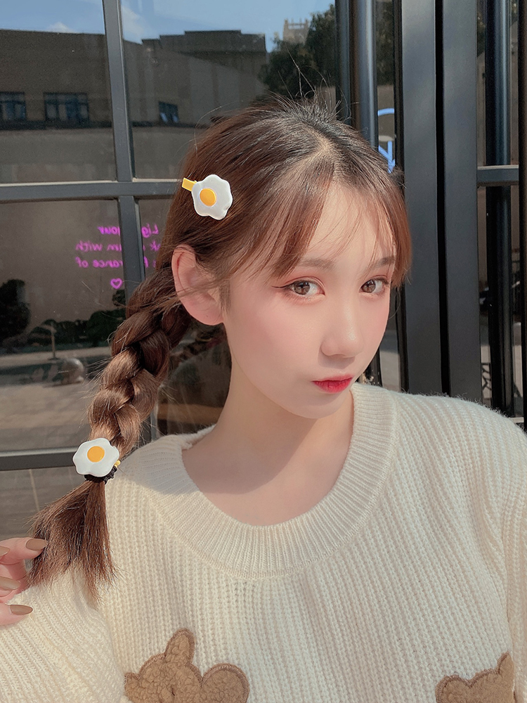กิ๊บติดผมไข่ลวกแฟชั่นน่ารักกิ๊บติดผมของขวัญ