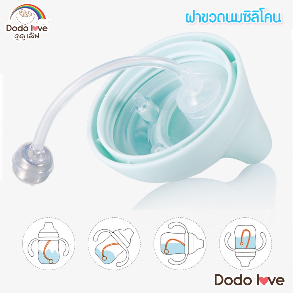 dodolove-ฝาขวดนมซิลิโคน-ฝาขวดนมสำรอง-ฝาขวดนมเด็ก