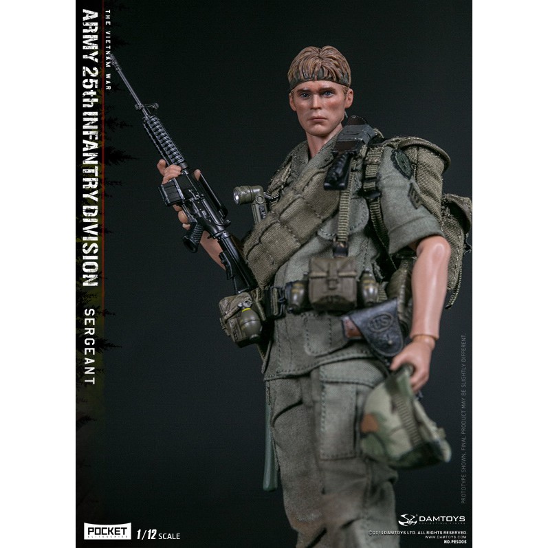 DAMTOYS : 1/12 POCKET ELITE SERIES : ARMY 25th Infantry Division