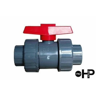 BALL VALVE UNION UPVC SOCKET 1/2