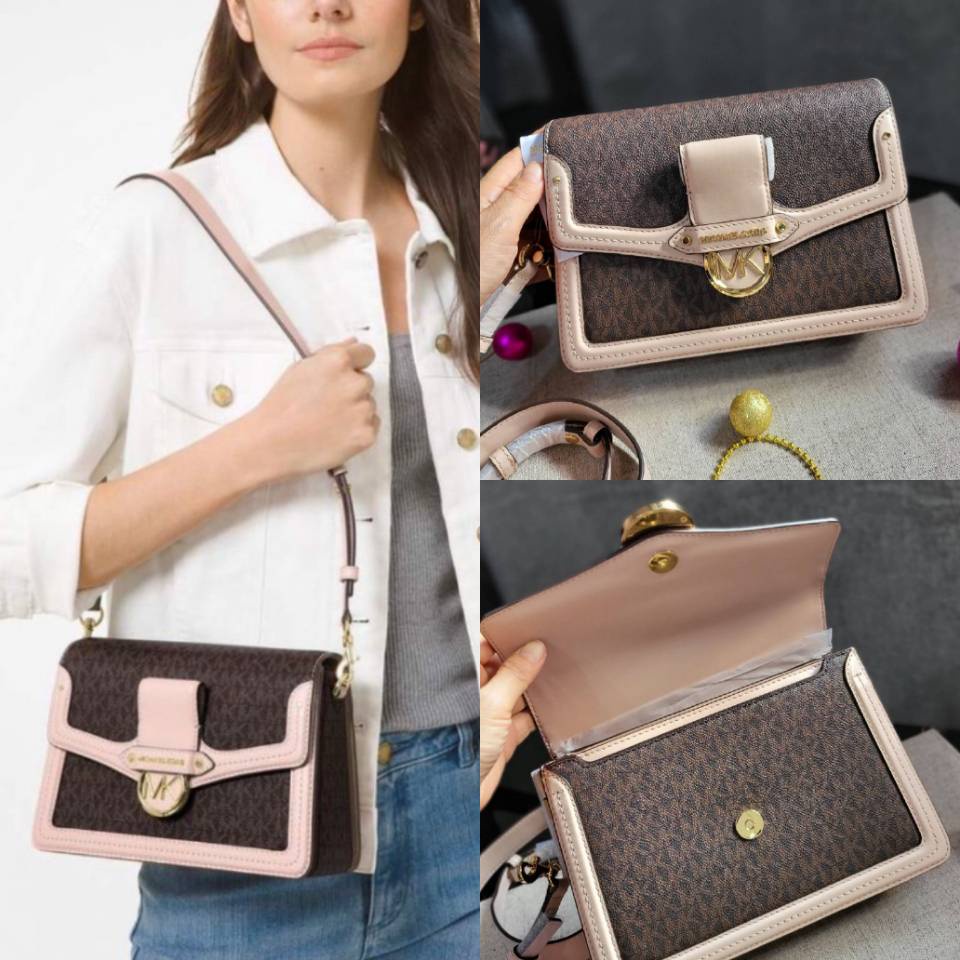 Arriba 100+ imagen michael kors jessie medium pebbled leather shoulder