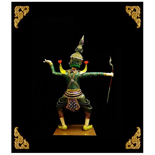 ตุ๊กตาโขน-รามเกียรติ์-ramayana-ban-ruk-ravana-doll-type1-ทศกัณฑ์