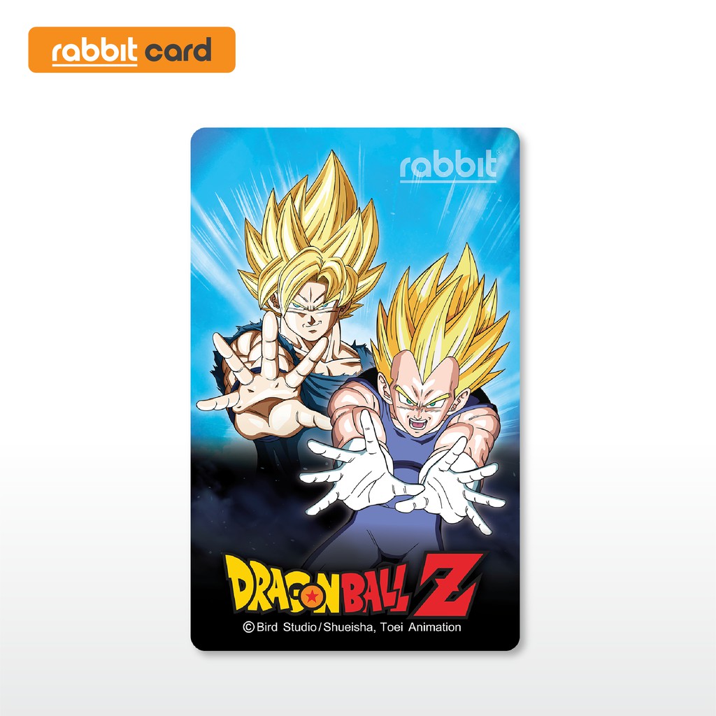 ภาพหน้าปกสินค้าRabbit Card บัตรแรบบิท Dragon Ball Z สีฟ้า สำหรับบุคคลทั่วไป (DB Blue)