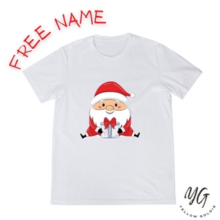 [S-5XL]เสื้อยืด พิมพ์ลายคริสต์มาส SANTA COUPLE สําหรับครอบครัว