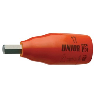 UNIOR 236/2HXVDEDP บ๊อกเดือยโผล่ 3/8"-6P-10mm. ฉนวน 2 ชั้น กันไฟฟ้า 1000V. (236HXVDE)