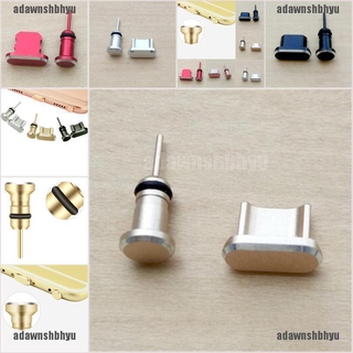 [adawnshbhyu] ปลั๊กแจ็คเสียบหูฟัง Micro USB กันฝุ่น 1 ชุด