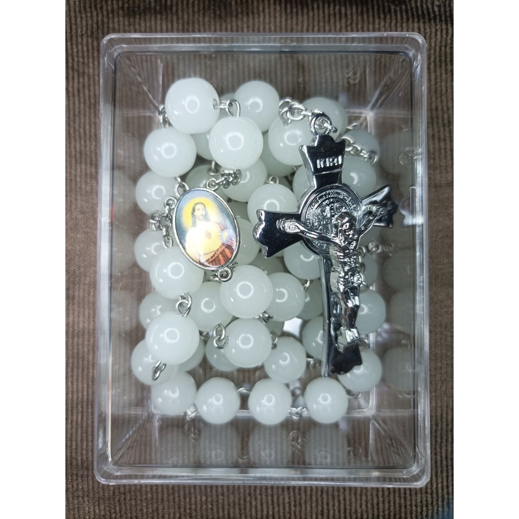 1-สายประคำ-คาทอลิก-หยกหิมะ-12-มม-พร้อมกล่องใส-white-jade-catholic-rosary-12-mm