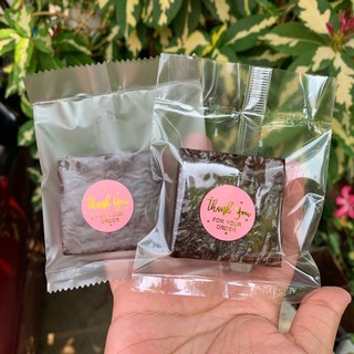 สินค้า บราวนี่ช็อกโกแลต(Fudge Brownie)เนื้อหนึบใช้ดาร์กช็อกและเนย สูตรแป้งน้อยไม่ใส่ผงฟูจ้า