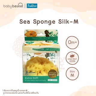 ฟองน้ำธรรมชาติ 100% ถนอมผิวเด็ก Punapena Sea Sponge Silk ขนาด M อ่อนโยน บริสุทธิ์สำหรับทารก