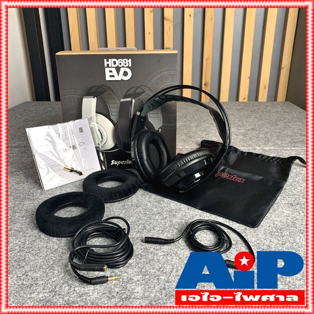 superlux-hd681evo-หูฟัง-superlux-หูฟัง-headphone-hd-681-evo-หูฟังครอบหู-hd-681-hd681-evo-หูฟังมอนิเตอร์-ai-paisarn-เอ