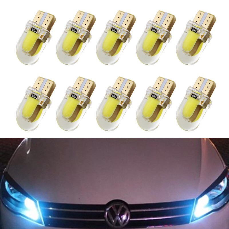 10pcsled-w5w-t10-194-168-w5w-ซัง-led-หลอดไฟที่จอดรถใบอนุญาต-canbus-ซิลิก้าสีขาวสว่างหลอดไฟ