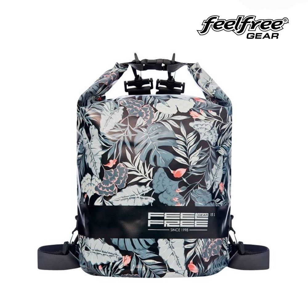 feelfree-tropical-tube-15l-black-grey-กระเป๋ากันน้ำ-ถุงกันน้ำ-พรีเมี่ยม
