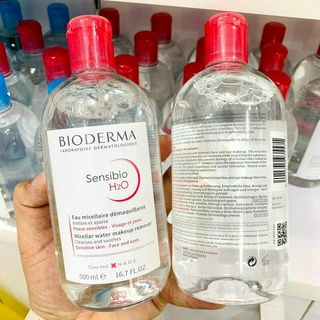 Bioderma ไบโอเดอร์มา ผลิตภัณฑ์ เช็ดเครื่องสำอาง/500ml/ราคาต่อ1ชิ้น👉.สินค้ามีพร้อมส่งนะคะ🥰🥰exp2024/12