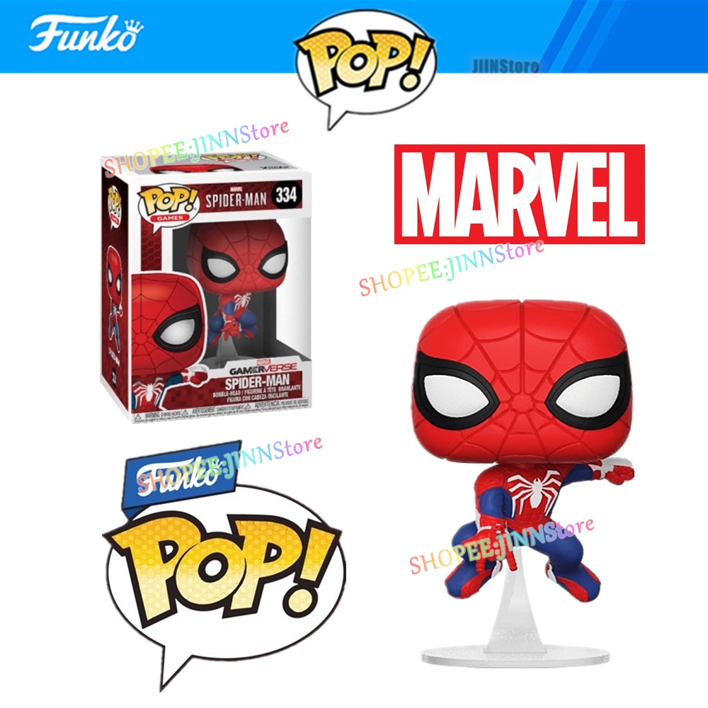 ภาพสินค้าJINN Funko Pop Marvel: Spider-Man No Way Home Spiderman IronSpider Gameverse Spiderman รูปของเล่นสะสมพร้อมกล่องวันเกิดเด็กของขวัญ จากร้าน jinnstore.th บน Shopee ภาพที่ 6