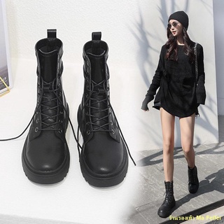 ภาพขนาดย่อของสินค้าSPOT Martin boots Women s 2021 new single boots รองเท้าสไตล์อังกฤษบางระบายอากาศได้รองเท้าสั้นหล่อ