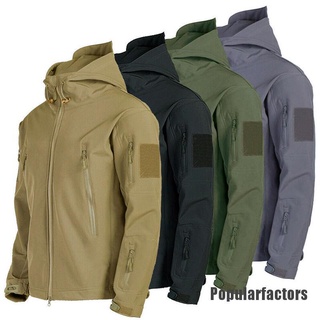 ภาพหน้าปกสินค้า(Popularfactors) เสื้อแจ็กเก็ต เสื้อโค้ท กันน้ํา สไตล์ทหาร ที่เกี่ยวข้อง