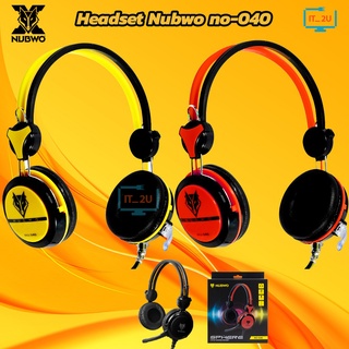 สินค้า Nubwo NO-040 Stereo Headset หูฟังเกมมิ่ง พร้อมไมค์