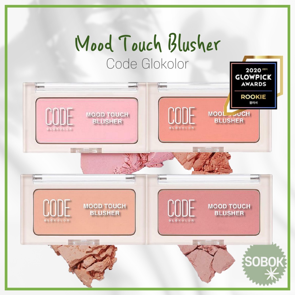 [Code Glokolor] Mood Touch Blusher บลัชออน 4 กรัม 4 สี | Shopee Thailand