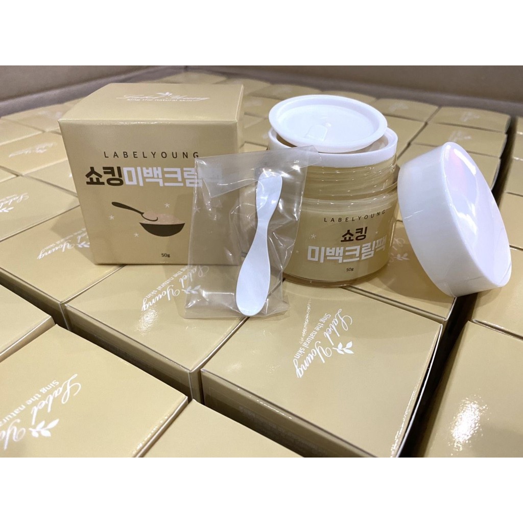 ครีมหน้าสด-label-young-shocking-whitening-cream-pack-50g