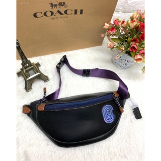 (แท้ 💯%‼) COACH RIVINGTON BELT BAG ((79037))