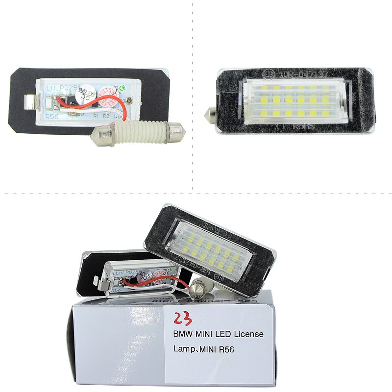 หลอดไฟ-led-canbus-ติดป้ายทะเบียนรถยนต์สำหรับ-bmw-mini-r-56