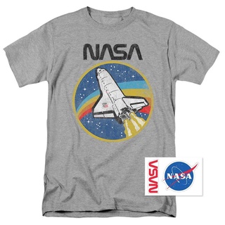 Tmgts1 {พร้อมส่ง เสื้อยืดแขนสั้น พิมพ์ลาย Nasa Space Shuttle Amp; สติกเกอร์ พลัสไซซ์ ของขวัญวันเกิด สําหรับผู้ชาย XS-6XL