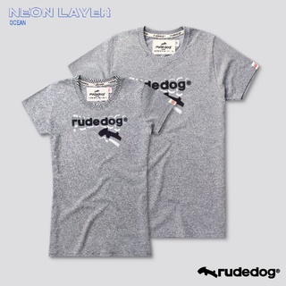 Rudedog เสื้อยืดแขนสั้นชาย/หญิง รุ่น Neon สีเทา (ราคาต่อตัว)