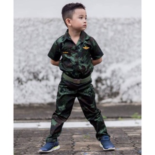 ชุดทหารเด็กชาย ชุดทหารเด็ก ชุดอาชีพเด็ก พร้อมอุปกรณ์ครบชุด BC005