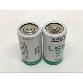 ภาพขนาดย่อของภาพหน้าปกสินค้าแบตเตอรี่ SAFT LSH14 size C 3.6V Li-SOCl2 Lithium Battery ถ่ายจากงานจริง จากร้าน preechaelectronics บน Shopee