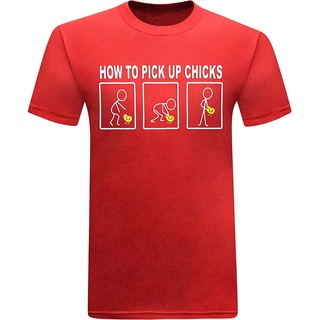 เสื้อยืด พิมพ์ลาย How to Pick Up Chicks แฟชั่นฤดูร้อน สําหรับผู้ชาย