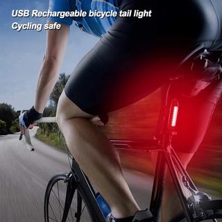 ภาพขนาดย่อของภาพหน้าปกสินค้าไฟท้ายจักรยานแบบชาร์จ USB 6 โหมด COB LED จากร้าน vetements.th บน Shopee
