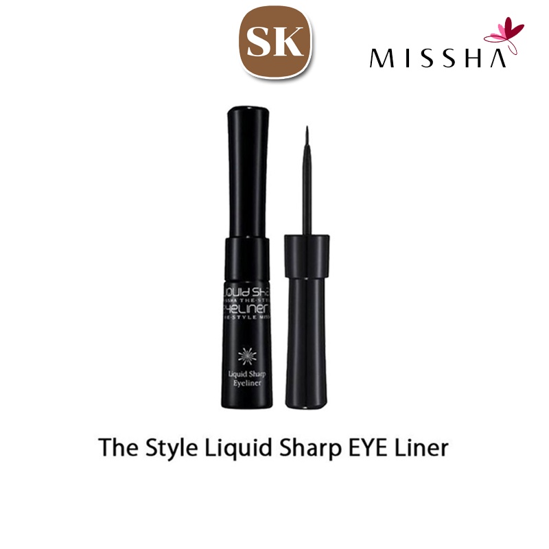 ภาพหน้าปกสินค้า(ของแท้/ฉลากไทย) Missha The Style Liquid Sharp Eye Liner ขนาด 6g. ลิควิดอายไลเนอร์ชนิดน้ำสูตรแห้งเร็ว