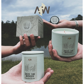 เทียนหอม AW Candles Size M &amp; L | เทียนหอม ของขวัญเทียนหอมอโรม่า เทียนหอมไขถั่วเหลือง มี 3 ขนาด ของขวัญ คริสมาสต์ บริษัท