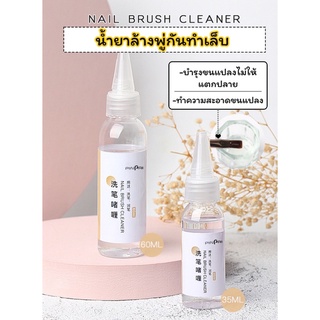 น้ำยาล้างพู่กัน บำรุงเคลือบขนแปลง ขนแปลงไม่แตกปลาย(35ml)