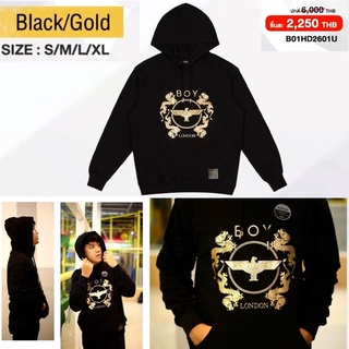 BOY LONDON SWEATER รหัส B01HD2601U ** Black/Gold**