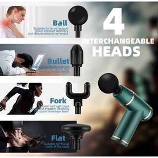 ปืนนวด ปืนนวดกล้ามเนื้อ ปืนนวดไฟฟ้า นวดกล้ามเนื้อ Fascial gun ปืนนวดไฟฟ้าแก้ปวด บริเวณร่างกาย