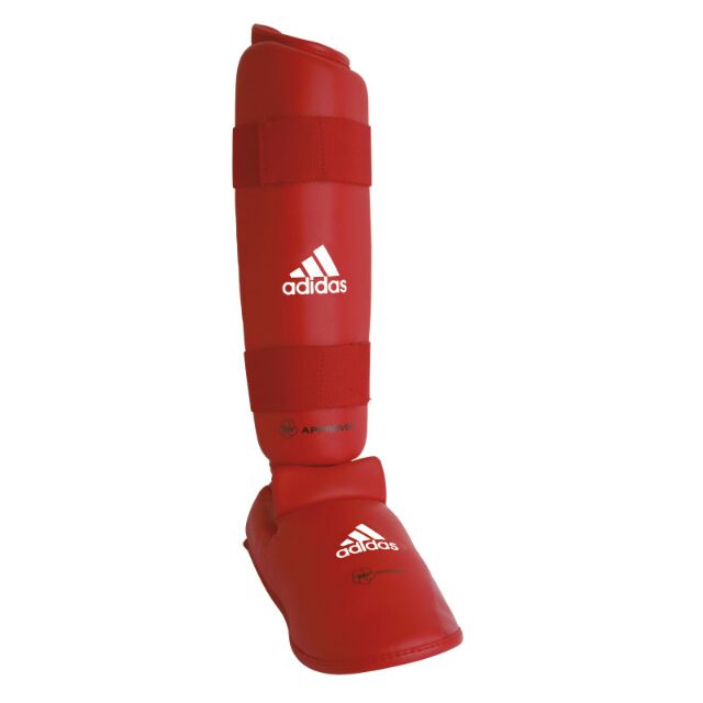 ภาพหน้าปกสินค้าสนับแข้งคาราเต้ adidas WKF Shin Guards and Instep Pads (แดง​ หรือ​ น้ำเงิน)