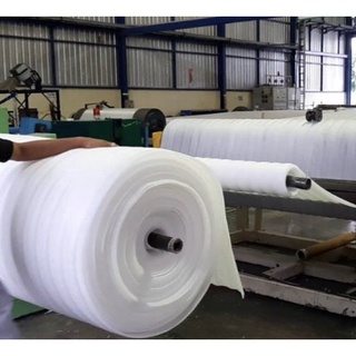 สินค้า EPE FOAM สีขาว หนา5mm กว้าง100cm ยาว10m โฟมกันกระแทกสีขาวนวล ส่งฟรีทั่วประเทศ