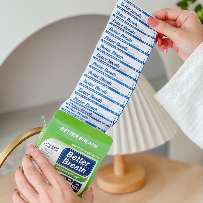โปร10กล่องลด90-แผ่นแปะจมูกภูมิแพ้นอนกรน