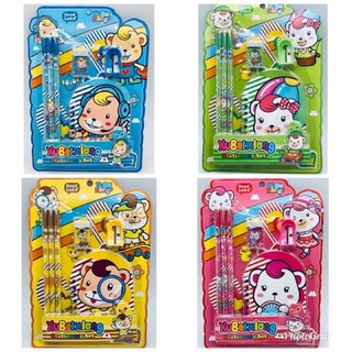 Amataonline ชุดเครื่องเขียนลายการ์ตูน (Stationery Set) (สุ่มสี)