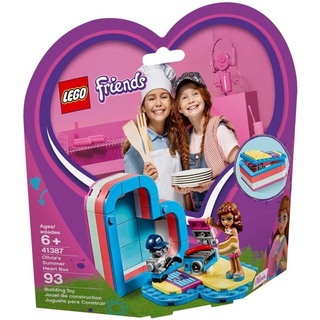 LEGO Friends Olivia’s Summer Heart Box  Building Kit (93 Pieces) 41387