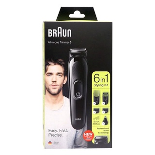 Braun MGK3220 All-in-One trimmer 3 ( US Plug ) 6-in-1 Beard Trimmer Styling Kit