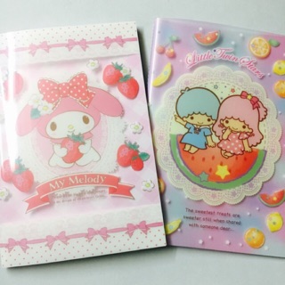 สมุดโน๊ตปกพลาสติก Sanrio Summer Series