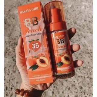 Hasaya Girl BB Peach Liquid Foundation Spf35 60ml.