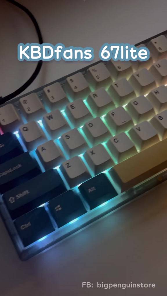 [โค้ดคุ้มลด 20%] KBD67 LITE R4 KBDfans MECHANICAL [GROUP BUY] KEYBOARD ...